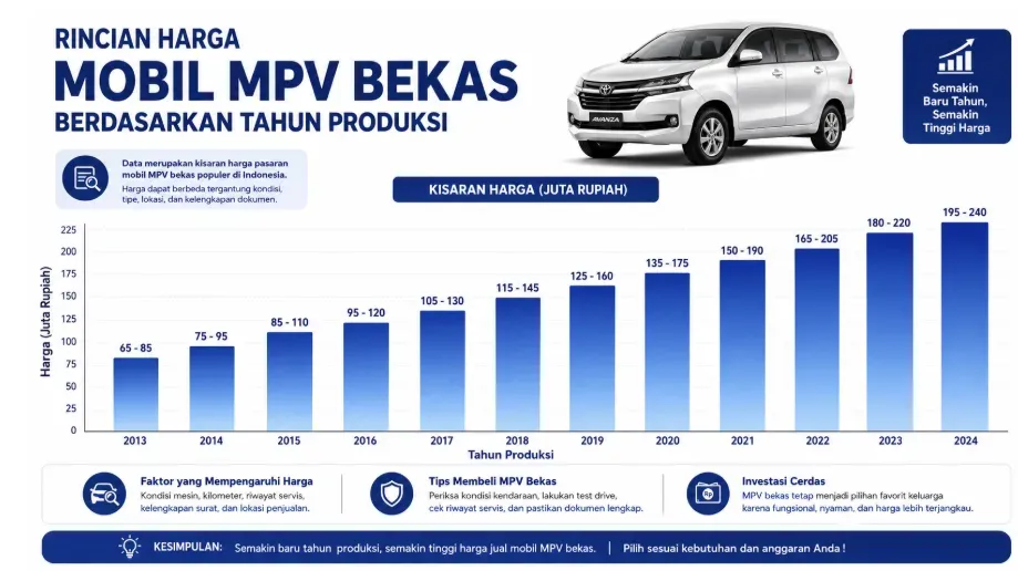 Harga Toyota Avanza Bekas