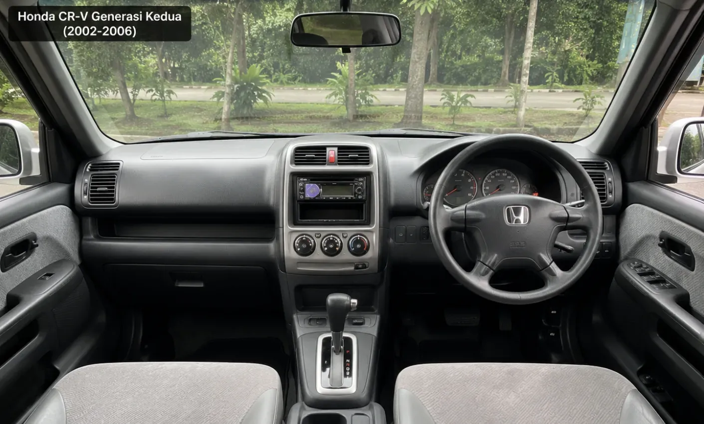 Interior Honda CR-V Generasi Kedua