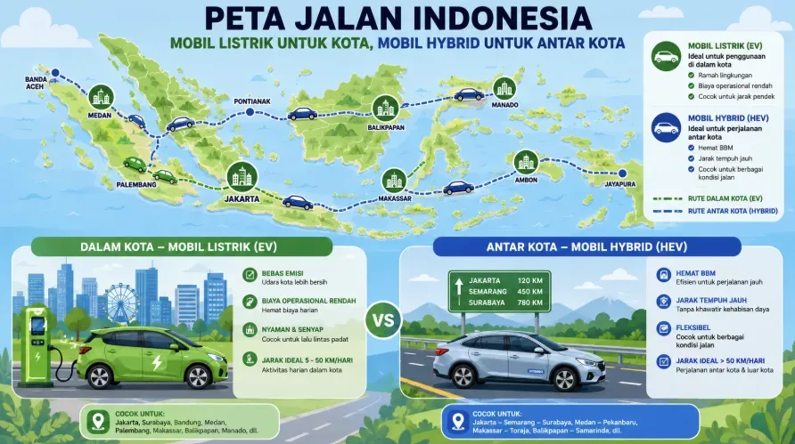 Kelebihan Mobil Hybrid vs Mobil Listrik