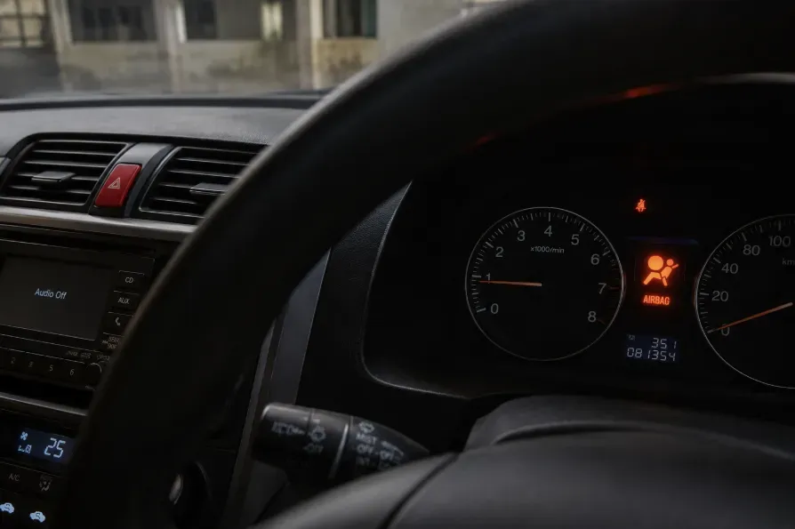 Lampu Airbag Mobil Nyala