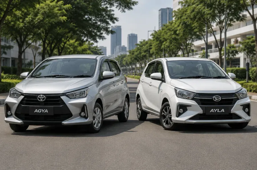 Perbandingan Toyota Agya Bekas vs Daihatsu Ayla Bekas