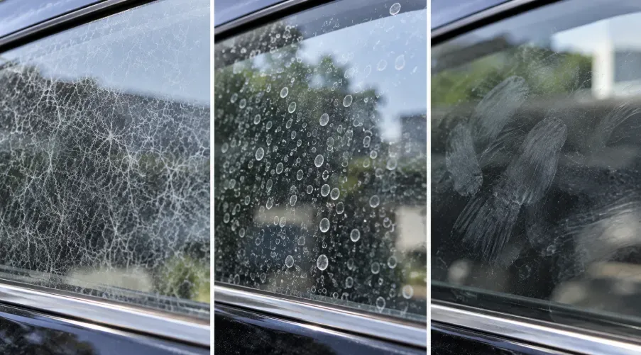 Perbedaan Jamur, Kerak Air, dan Noda Pada Kaca Mobil